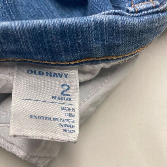 OLD NAVY Sweet Heart Jeans Blue Size 2 Inseam 30.5 - Picture 7 of 10